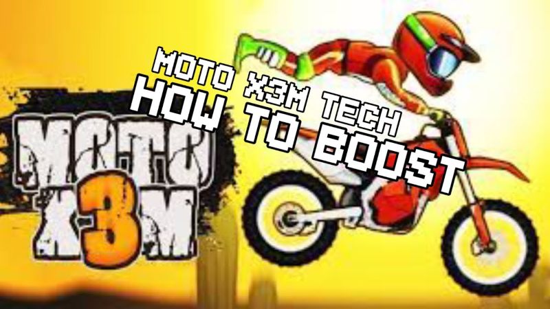 how to boost in moto x3m​